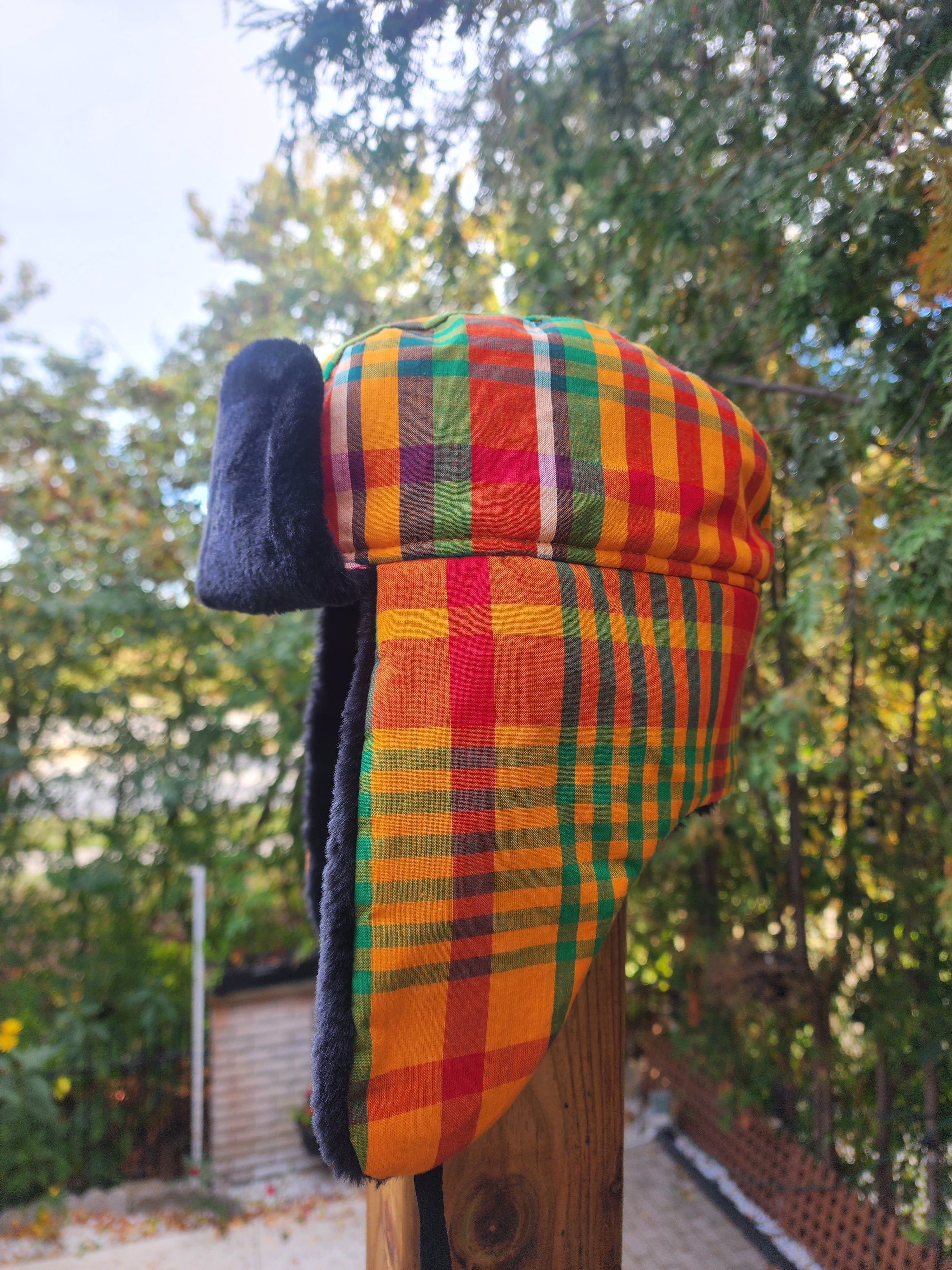 Plaid cheap hunting hat