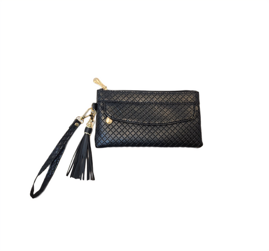 Clutch with tassel