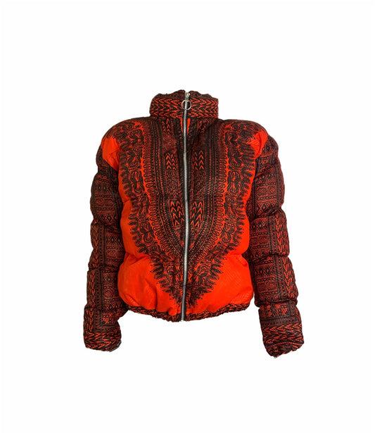 Dashiki Puffer Jacket